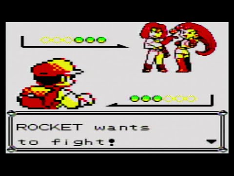 Pokémon Yellow - VS Team Rocket Jessie & James (Rocket Hideout)