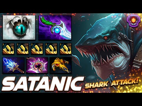 Satanic Slark Shark Attack - Dota 2 Pro Gameplay [Watch & Learn]