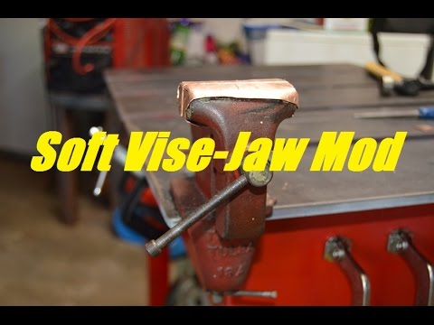 Soft jaw vise mod