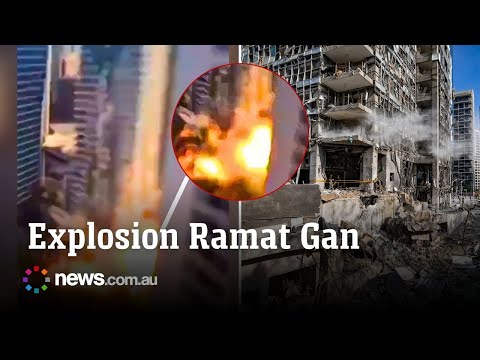 Explosion rocks Ramat Gan — moment caught on video