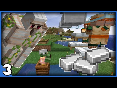 SIMPEL AUTOMATISK JERNFARM! - Dansk Minecraft - EP3