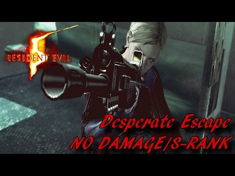 Resident Evil 5 HD Walkthrough S-Rank - Desperate Escape - No Damage