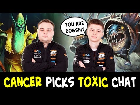 Battle of Cancer — Noone Necro vs Ramzes666 Slark toxic chat