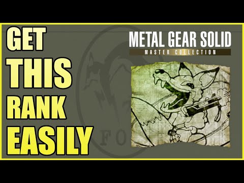 METAL GEAR SOLID 3 MASTER COLLECTION FOXHOUND RANK/TROPHY GUIDE