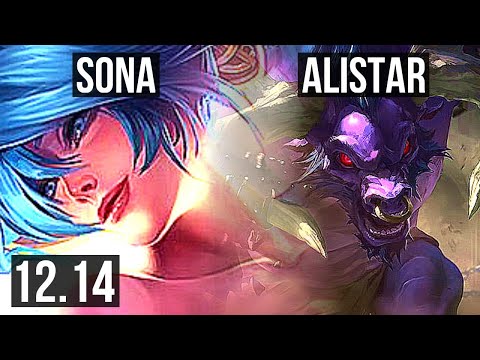 SONA & Sivir vs ALISTAR & Kog'Maw (SUP) | 6/1/28, Rank 7 Sona | TR Master | 12.14