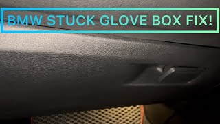 BMW Glove Box Stuck Fix