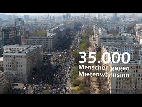 Demo "Mietenwahnsinn stoppen!" Berlin