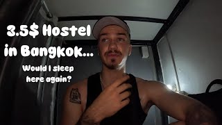 🇹🇭 I SLEPT IN THE CHEAPEST HOSTEL IN BANGKOK, THAILAND! (I PAID LESS THAN 4$) 🇹🇭