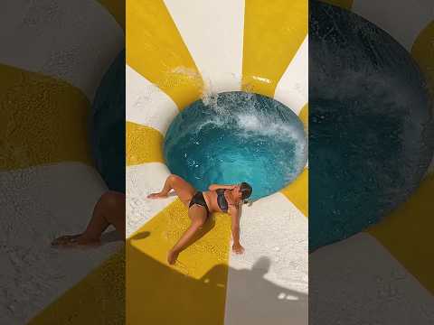 Falling into Toilet Water Slide at Aqua Fantasy #waterslide #shortsfeed #shortsviral