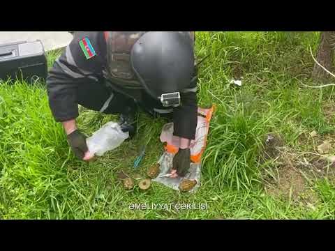 Bakı şəhəri, Xətai rayonunda aşkar edilmiş sursatlar götürülüb