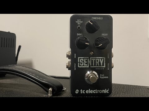 TC ELECTRONIC SENTRY | NOISE GATE PEDAL 3 ways of connection with Preamp