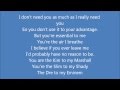 Eminem - Crazy in love lyrics hq
