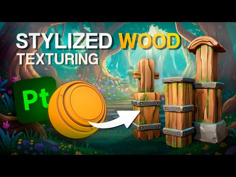 3 Ways to Create Stylized Wood Textures in Substance Painter