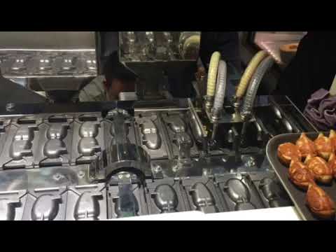 automatic delimanjoo cake manju cake machine stuffing fish cake machine