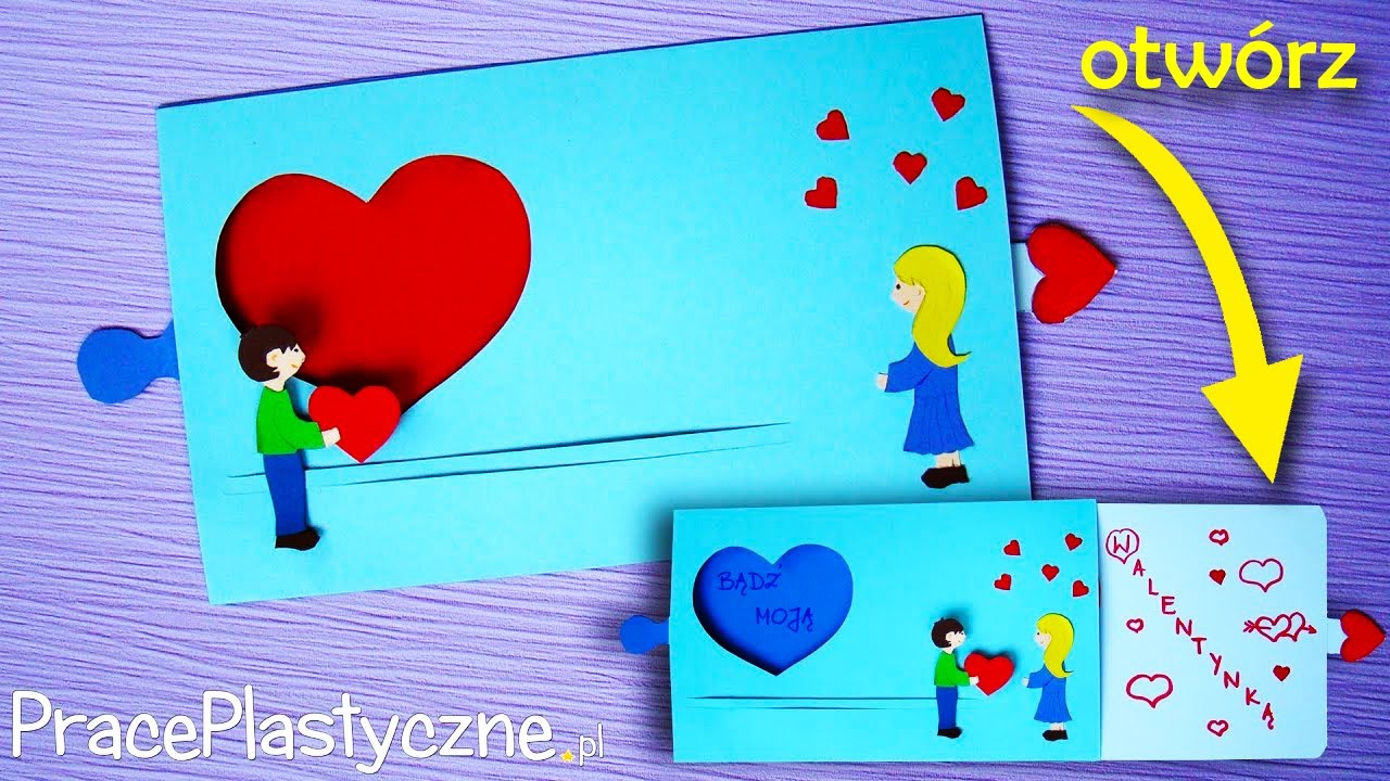 Ruchoma kartka walentynkowa