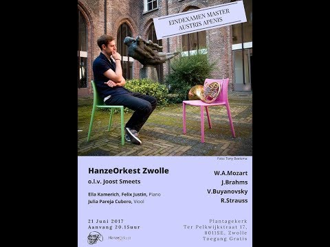 R. Strauss: Hoornconcert #1,  Austris Apenis en Hanzeorkest Zwolle olv Joost Smeets