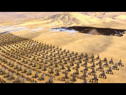 500 TREBUCHETS vs 10.000 BLACK ORCS - Total War WARHAMMER 2