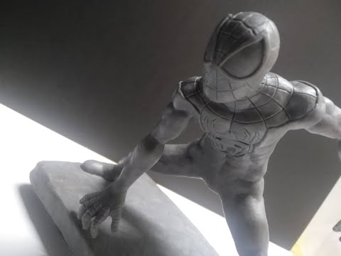 Sculpting Spider-Man | Miles Morales | Sculpture | ( Timelapse )