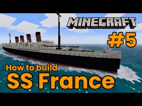 Exploring the SS France in Minecraft!