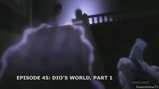 Jojo&#39;s Bizarre Adventure (Stardust Crusaders) DIO Reveals His Stand (English Dub)
