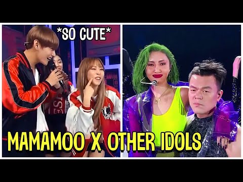 MAMAMOO Cute And Funny Interaction With Other Idols