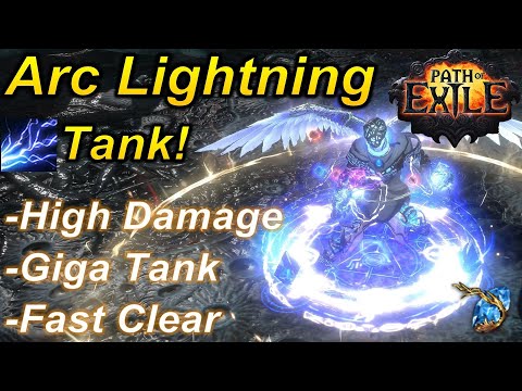 [3.25] The Perfect Arc Lightning build is here! (Tank + High Damage) - Path of Exile build