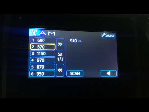 Early morning AM Bandscan, Mandeville, LA