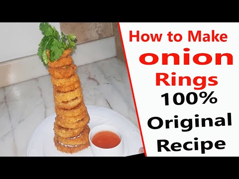 How to make best onion rings | How to make onion rings at home | best onion recipe at home and hotel