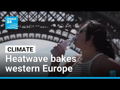 More climate records under threat as spring heatwave bakes western Europe