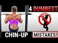 4 Dumbest Chin-Up Mistakes Sabotaging Your BACK / BICEPS GROWTH! STOP DOING THESE!
