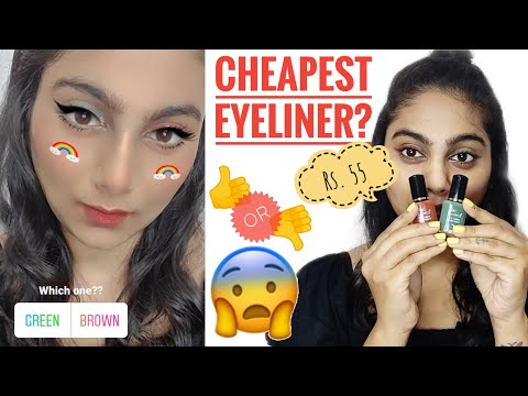 OMG 😱 Cheapest Eyeliner Just For Rs. 5 ||| Blue Heaven Eyeliner Review ||| Lavishka Jain Video