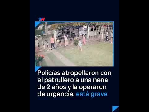 Bianca fue atropellada por un patrullero en el partido bonaerense de Pilar y pelea por su vida