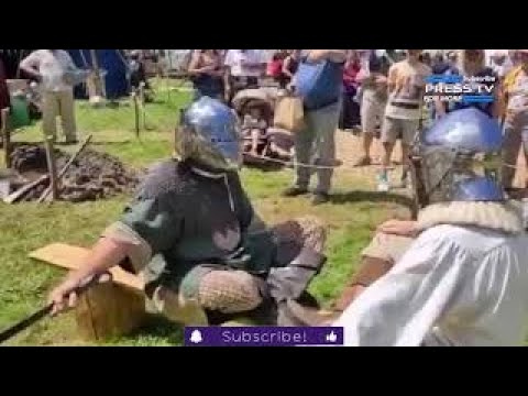 Funny Pan Slapping Contest