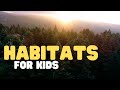 Habitats for Kids | Learn all about deserts, forests, grasslands, mountains, and more