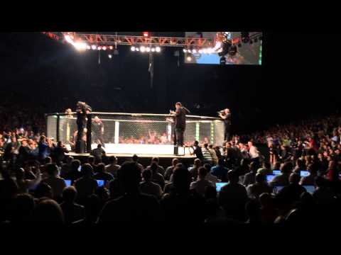 Insane Crowd Reaction UFC DUBLIN Conor McGregor Stops Diego Brandao