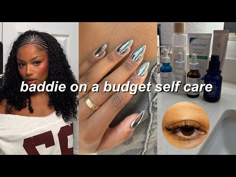 how to be a baddie on a budget | easy & affordable DIY hair, nails, lashes, & more
