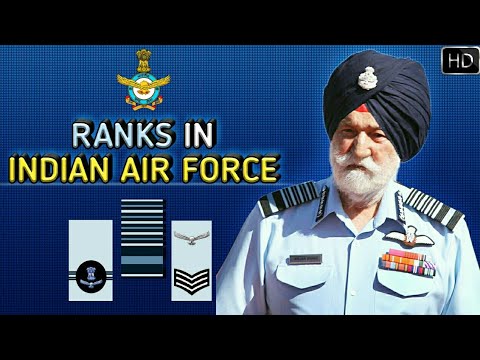Ranks In Indian Air Force | Indian Air Force Ranks, Insignia And Hierarchy Explained (Hindi) Video