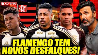 FLAMENGO TEM NOVOS DESFALQUES!BRUNO HENRIQUE É DÚVIDA E JARDIM QUEBRA A CABEÇA NA FORMAÇÃO DA EQUIPE