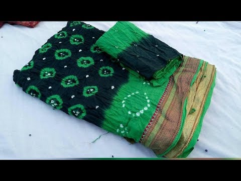 Original pure cotton bandhani sarees