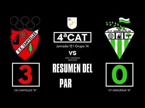 C.E. Canyelles "B" - C.F. Singuerlin "B" 10 Jornada Temporada 21/22