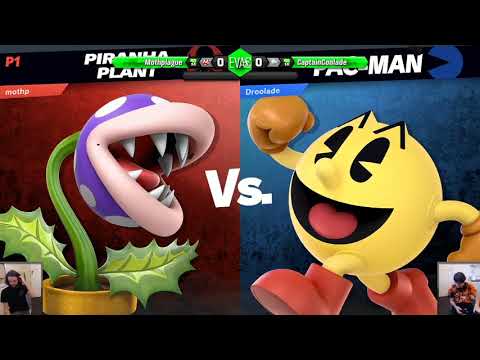 EVAC 21/2/20 - SSBU - Mothplague (Pirahna Plant) vs CaptainCoolade (Pac-Man)