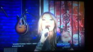 Kristine W on the MORE show