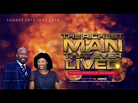 Must Watch::: THE RICHEST MAN THAT EVER LIVED By Apostle Suleman {SUNDAY Service - 28th June 2020}