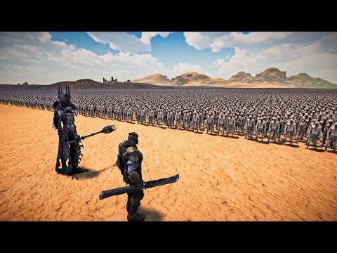 THANOS & SAURON VS 1,000,000 ZOMBIES - Ultimate Epic Battle