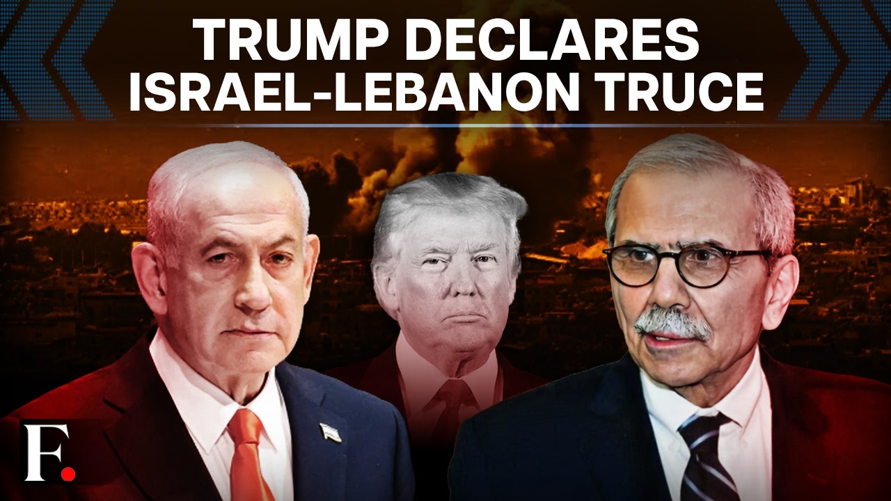 Trump Announces Israel-Lebanon Ceasefire, Holds Call with Netanyahu | Subscribe to Firstpost | N18G
