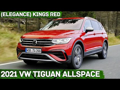 2021 VW Tiguan Allspace Elegance in beautiful Kings Red
