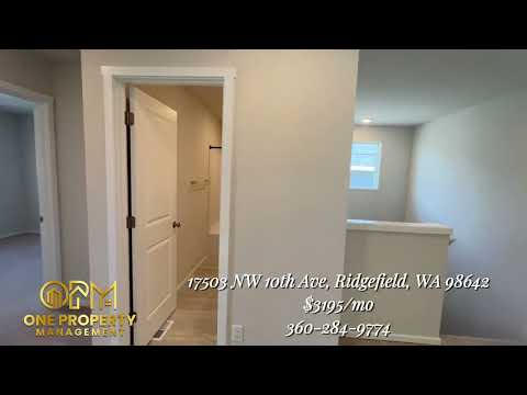 Newer Construction in Ridgefield! property video