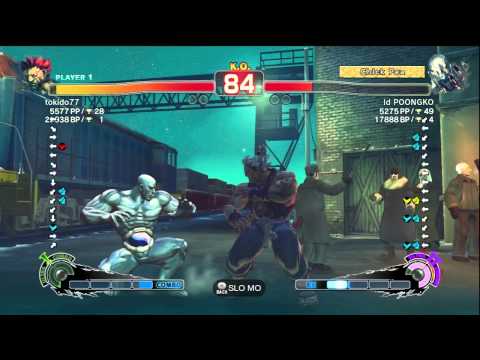 SSF4 AE tokido77 (akuma) Vs Id POONGKO (Seth)