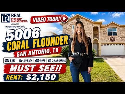 *MOVE IN SPECIAL* 4 Bed | 2.5 Bath | Loft | 2-Car Garage | Covered Patio! property video
