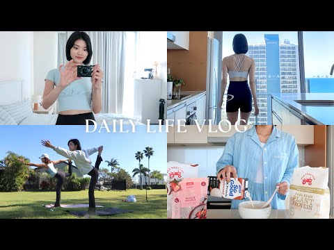【太らない習慣vlog🩵】1日の食事＆オーストラリア生活Vlog☕️ピラティス資格勉強スタート📖/ヨガ/おすすめ観光スポット🐨